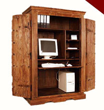 Wooden Computer Cabinet